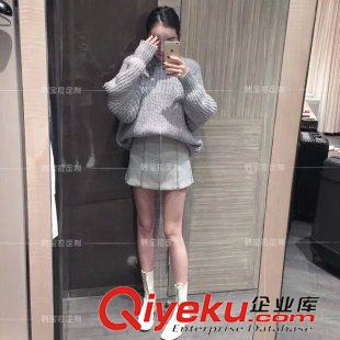 9月-23 韓版秋季新款慵懶寬松燈籠袖燈珠套頭針織衫女式爆款毛衫批發(fā)M167原始圖片2