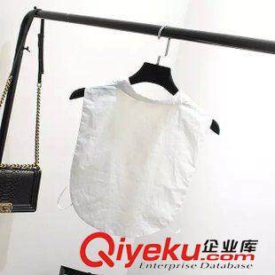 9月-9 百搭基本款棉質(zhì)白色假領(lǐng)女式內(nèi)搭襯衫假領(lǐng)四季服裝搭配批發(fā)C347原始圖片2