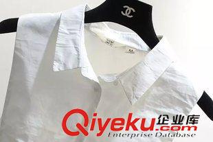 9月-9 百搭基本款棉質(zhì)白色假領(lǐng)女式內(nèi)搭襯衫假領(lǐng)四季服裝搭配批發(fā)C347原始圖片3