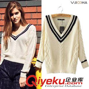 9月-4 VJISHA 秋冬新款純色兔毛混紡毛衣女簡約百搭口袋套頭毛衫K250