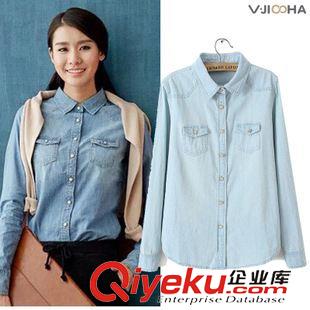 八月第四波 VJISHA歐美串珠經(jīng)典款牛仔服女春秋款直筒短款長袖女式外套潮E016