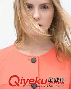 八月第三波 VJISHA 歐美秋冬新款女裝大衣插肩七分袖寬松純色單排扣風衣G164原始圖片2