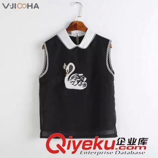 七月第四波 VJISHA 文藝棉麻襯衣女2015夏款喇叭袖露背寬松上衣一件代發(fā)G151