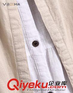 外套 vjisha原創(chuàng)品牌 15秋棉麻寬松外套 文藝假兩件寬松品質(zhì)女裝FZ003