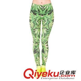 3D數(shù)碼印花打底褲 速賣通熱賣春秋款 打底長九分褲 數(shù)碼印花3D 時尚學生 OL女版歐美原始圖片3