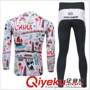 2015秋季新款 2015秋冬新款騎行服長袖套裝山地自行車服 吸濕排汗速干衣褲