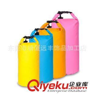防水桶 戶外用品沙灘包   防水桶    PVC夾網(wǎng)布漂流雜物單肩15L防水桶原始圖片3
