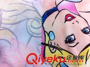 全滌平板布 廠家直銷 印花針織布  阻燃平板布原始圖片3