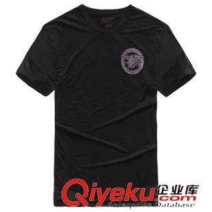 一件代發(fā) 新品戶外春夏運(yùn)動(dòng)急速快干男士短袖T恤透氣牛奶絲骷髏印花運(yùn)動(dòng)服