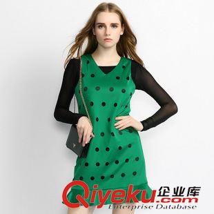 女式時尚套裝 tj清倉 歐美dp荷葉邊裙 時尚修身連衣裙兩件套VNA90291原始圖片2