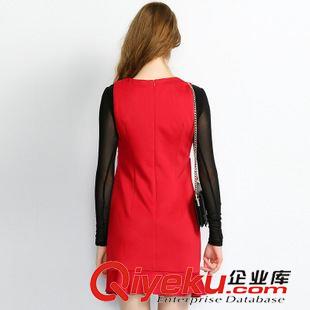 女式時尚套裝 tj清倉 歐美dp荷葉邊裙 時尚修身連衣裙兩件套VNA90291原始圖片3