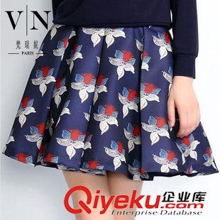 半身裙 不退不換 時(shí)尚呢印花包臀裙 歐美dp范時(shí)尚半身裙VNWS60001
