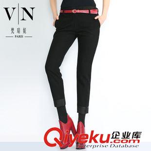 半身裙 2015秋季品牌tj 純色鏤空傘裙 歐美范時尚半身裙VNA60829