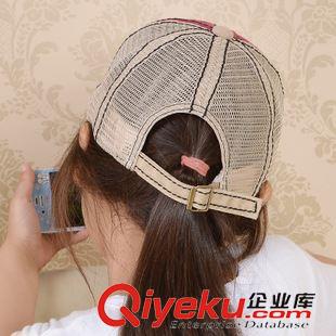網帽 lemme kid夏天童帽網帽 S字母惡魔角刺繡兒童夏季遮陽帽子批發原始圖片3