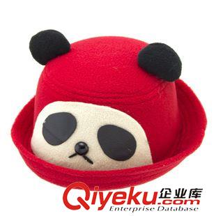 禮帽丨盆帽 童帽批發 韓國春秋新款可愛卡通小熊毛絨小禮帽 防曬遮陽兒童帽子原始圖片3