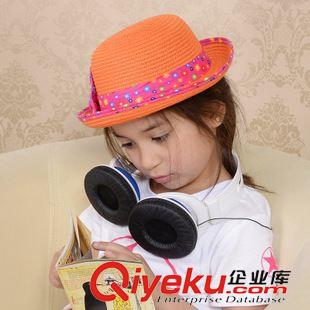 禮帽丨盆帽 遮陽帽子兒童夏季韓版休閑蝴蝶結女童碎花防曬太陽草帽禮帽批發原始圖片3