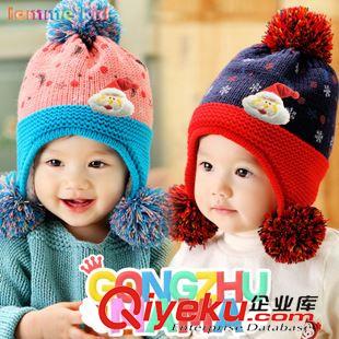 加絨加厚單帽 【親子帽】加絨加厚帽子 兒童帽子秋冬款小胡子標加絨針織帽套頭