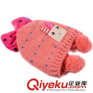 加絨加厚單帽 兒童帽子秋冬款 男女童帽子寶寶套頭帽嬰幼兒保暖針織毛線帽子原始圖片3