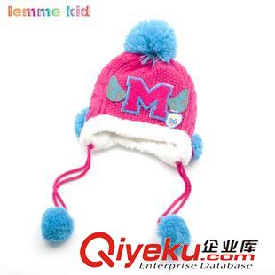 加絨加厚單帽 秋冬帽子兒童 寶寶套頭帽加絨加厚保暖帽子批發嬰幼兒保暖帽子