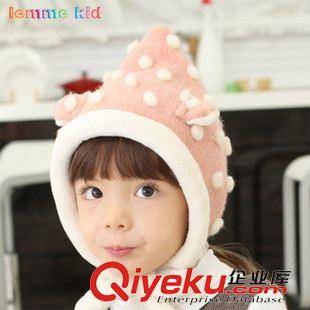 加絨加厚單帽 秋冬帽子兒童 寶寶套頭帽加絨加厚保暖帽子批發嬰幼兒保暖帽子原始圖片3