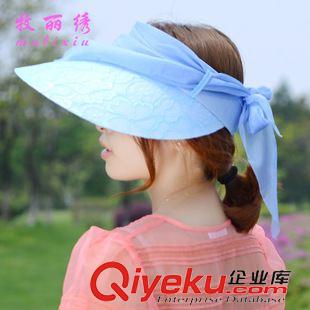 未分類 春夏防曬帽批發(fā) 韓版女士春夏季韓國(guó)蕾絲大沿帽夏天太陽帽遮陽帽