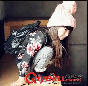 外套 韓版童裝女童 2015秋款印花圓領韓版兒童長袖花朵外套夾克3937原始圖片3