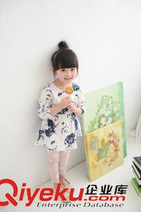 短裙|連衣裙 原創圖片15春款女童藍色水墨花后背藍色系帶長袖連衣裙3838 0.615原始圖片3