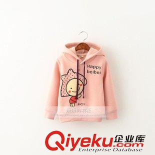 套裝 2015秋冬 女童抓絨棉 連帽衛(wèi)衣+半腰裙 套裝 運動套0056原始圖片3