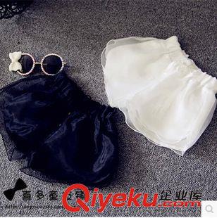短褲 2015夏裝 女童超洋氣百搭雪紡歐根紗休閑短褲 熱褲3382