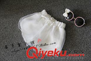 短褲 2015夏裝 女童超洋氣百搭雪紡歐根紗休閑短褲 熱褲3382原始圖片3