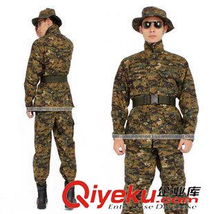 未分類 廠家出口外貿(mào)美軍BDU簡易叢林數(shù)碼迷彩服作訓服軍訓服 可一件代發(fā)