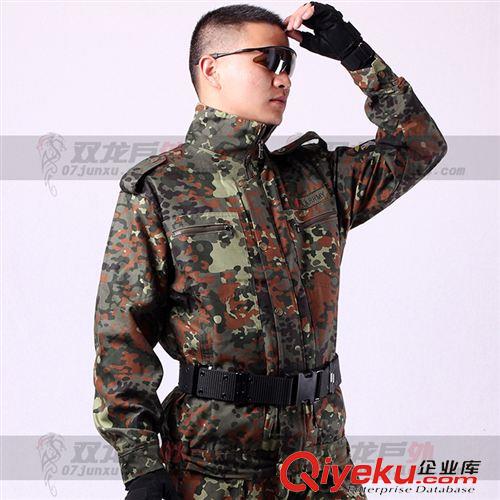 迷彩工作服 戶外休閑迷彩套裝男獵人迷彩服 德斑班耐磨防刮工作服作訓服原始圖片3