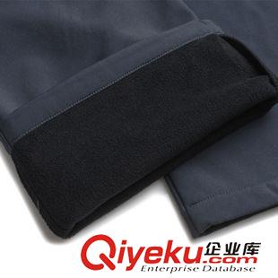 2015-7-15 冬款戶外軟殼褲男女保暖 防水防風(fēng)沖鋒褲子加絨加厚款原始圖片3