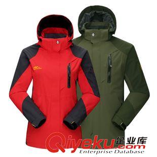 2015新款4月15號 2015春季新款戶外運動女子沖鋒衣春登山服單件外套男士單層沖鋒衣