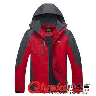 秋冬款 沖鋒單衣情侶款戶外防風防水男女式登山服春秋單層騎行服廠家批發原始圖片2