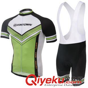 2015夏季新款 品質新款綠谷系列騎行服短袖套裝自行車服 秋冬吸濕排汗透氣衣褲原始圖片3