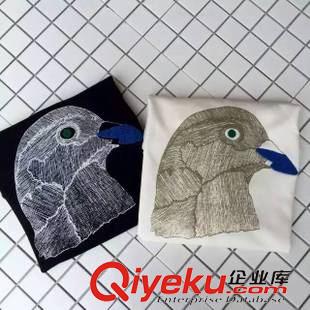 9月21日新款 2015韓版東大門秋季新款衛(wèi)衣 女式長袖圓領(lǐng)上衣 寬松套頭衛(wèi)衣女原始圖片2