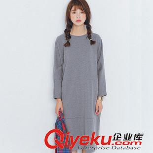 2015.8月上新 模特實拍秋冬新款優(yōu)質(zhì)優(yōu)品休閑百搭必備衛(wèi)衣連衣裙原始圖片2