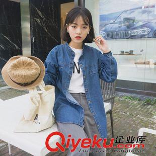 2015.8月上新 秋季新款破洞女t 圓領(lǐng)百搭寬松純色長袖女T恤 韓版基礎(chǔ)款A(yù)