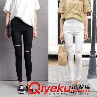 2015-5月上新 韓國韓版街拍歐美高街潑墨短褲潮流時尚百搭熱褲牛仔褲子女