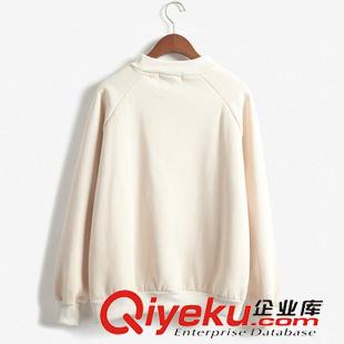 未分類 2015春裝新款學生甜美小高領抓絨衛衣女上衣潮 簡約百搭