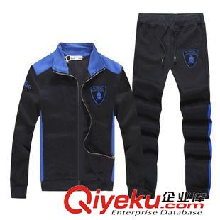 男士衛(wèi)衣套裝 秋冬品牌男裝新款立領(lǐng)拼色抓絨衛(wèi)衣開衫 運(yùn)動(dòng)衛(wèi)衣套裝免費(fèi)代理