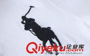 短袖純色POLO衫 品牌精品刺繡hg馬標(biāo) 新款時(shí)尚全棉男裝拼色短袖T恤 廠家直銷
