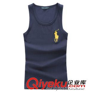短袖T恤 批發(fā)時(shí)尚品牌個(gè)性女款彈力純棉小背心 圓領(lǐng)刺繡大馬標(biāo)運(yùn)動(dòng)打底衫原始圖片2