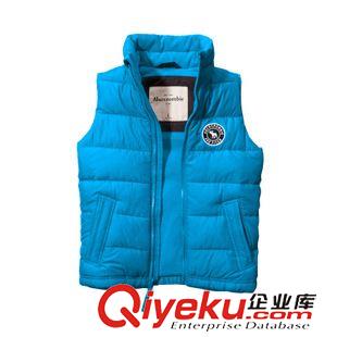 背心  羽絨馬甲外套 2015歐美秋冬男士時(shí)尚保暖背心馬甲 AF修身羽絨馬甲外套免費(fèi)代理原始圖片2