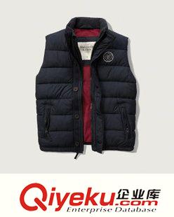 背心  羽絨馬甲外套 時(shí)尚歐美秋冬AF男士純棉背心馬甲 小鹿修身開衫馬甲外套免費(fèi)代理