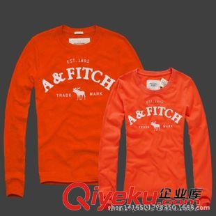 長(zhǎng)袖T恤 批發(fā)外貿(mào)情侶裝HCO長(zhǎng)袖T恤 春秋新款男女純棉時(shí)尚字母圓領(lǐng)打底衫