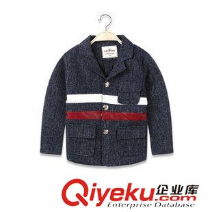外套/夾克/大衣/皮衣 2015秋季新款男童裝小立領外套 兒童休閑中童皮衣外套批發