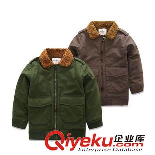 外套/羽絨服/棉衣/夾克/大衣/皮衣 麥芽兒2015冬季新品男童裝連帽格子棉外套韓版毛領休閑棉上衣批發