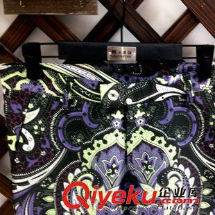 未分類 歐美系列滌棉雙層定位印花修身長褲 可定制原始圖片2